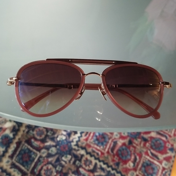 ?MR LEIGHT? Doheny SL Sunglasses ~ Aviator Rosewood NWOT main image 16